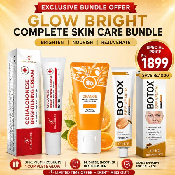 3 in 1 Glow Bright Complete Skin Care Bundle