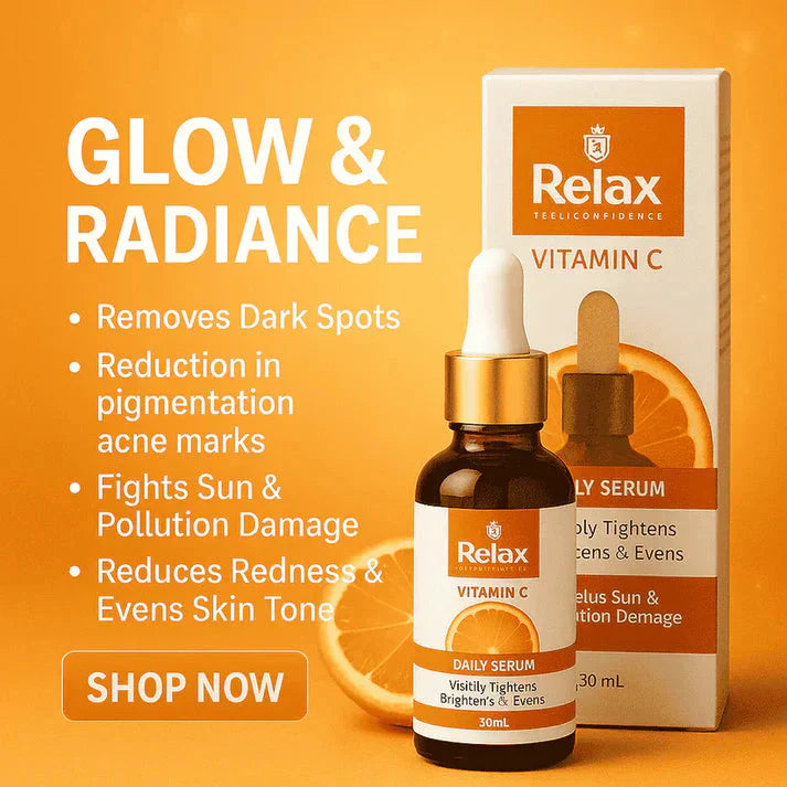 2 x Relax Vitamin C Face Serum 30ml (Pack of 2)