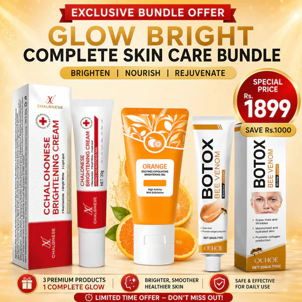 3 in 1 Glow Bright Complete Skin Care Bundle