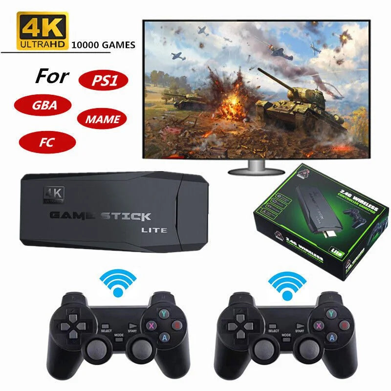 M8 (64GB) HDMI Game Stick Console – 10,000 Games Box