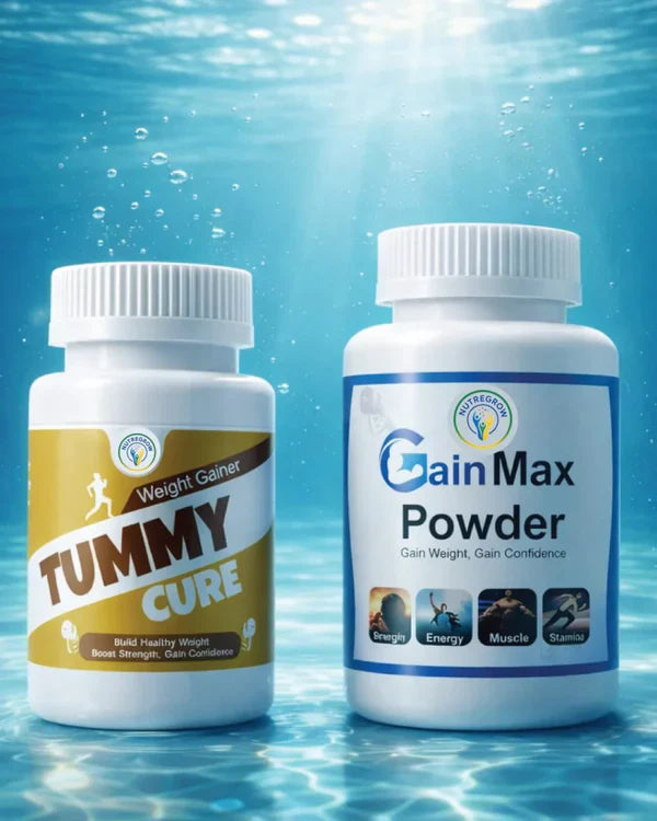 Gain Max Powder + Tummy Cure (Weight Gain Combo)