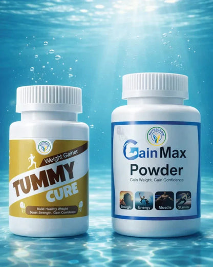 Gain Max Powder + Tummy Cure (Weight Gain Combo)